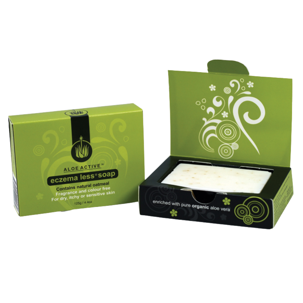 Eczema relief treatment pack by Aloe Vera Cosmetics Australia featuring soothing aloe vera skincare products for eczema and psoriasis.