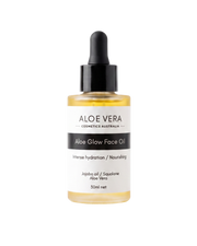 Aloe Glow Face Oil | Intense Hydration & Nourishing | Squalane & Jojoba oil