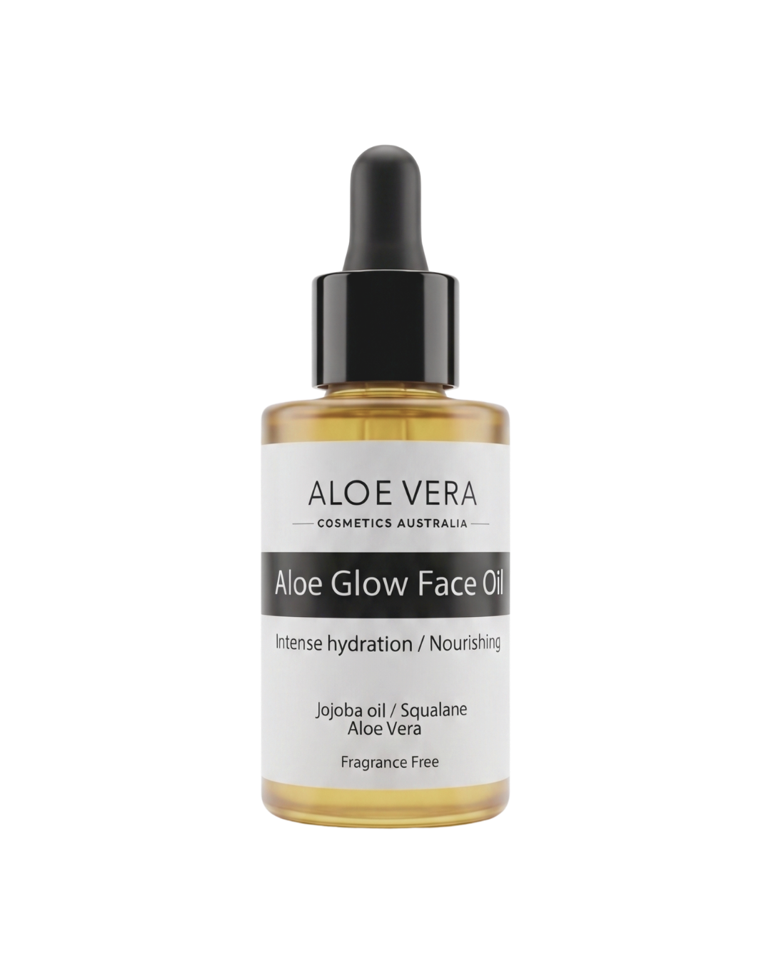 Aloe Glow Face Oil | Intense Hydration & Nourishing | Squalane & Jojoba Oil (Fragrance free)