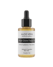 Aloe Glow Face Oil | Intense Hydration & Nourishing | Squalane & Jojoba Oil (Fragrance free)